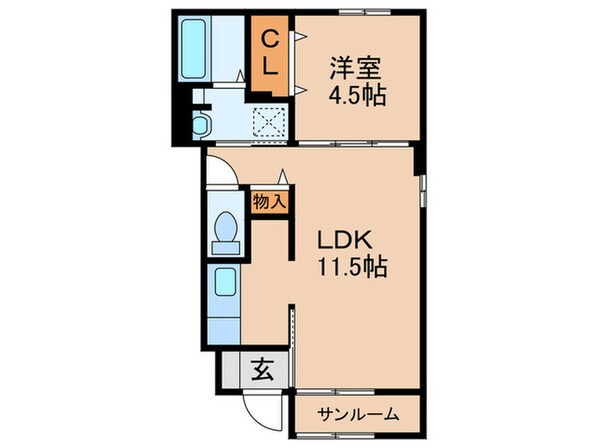 仮)ニューメゾン竹末の物件間取画像